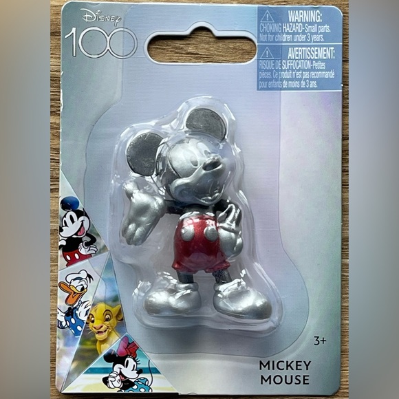 Disney 100 Anniversary Mini Figures Lot of 5 Mickey Minnie Stitch Donald Duck - Picture 3 of 7